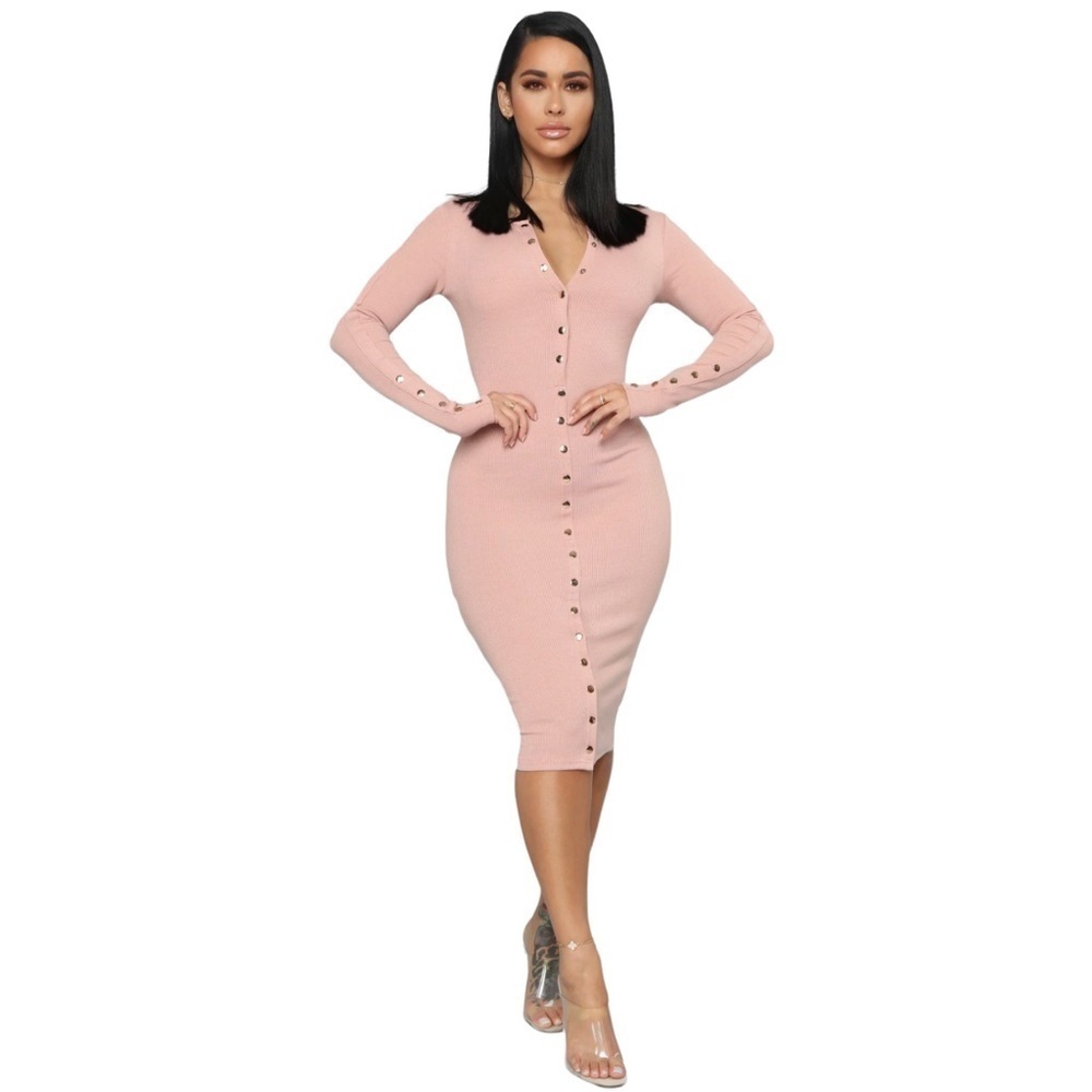 Fashion Nova Mauve Vintage Jams Dress